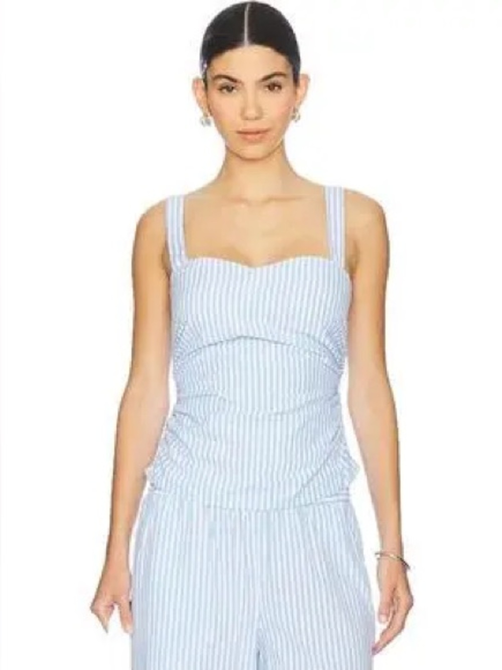 More to Come Etta Top in Blue Stripe